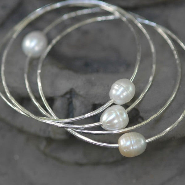 Bangle with Pearl