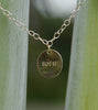 14K Gold Oprah Disk Necklace